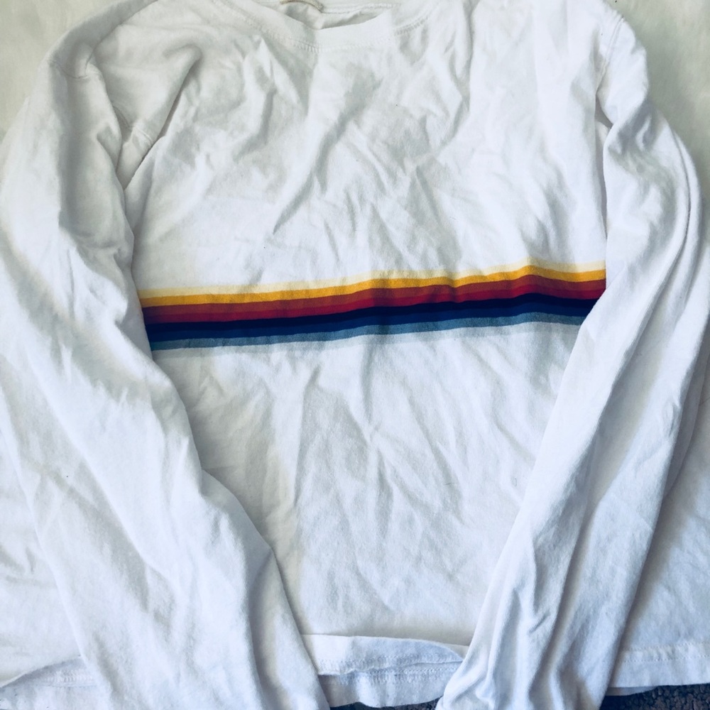 Brandy Melville Acadia rainbow long sleeve